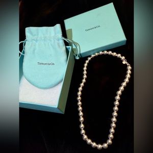 18” SilverChrome Ball Hardware Necklace - Tiffany & Co.